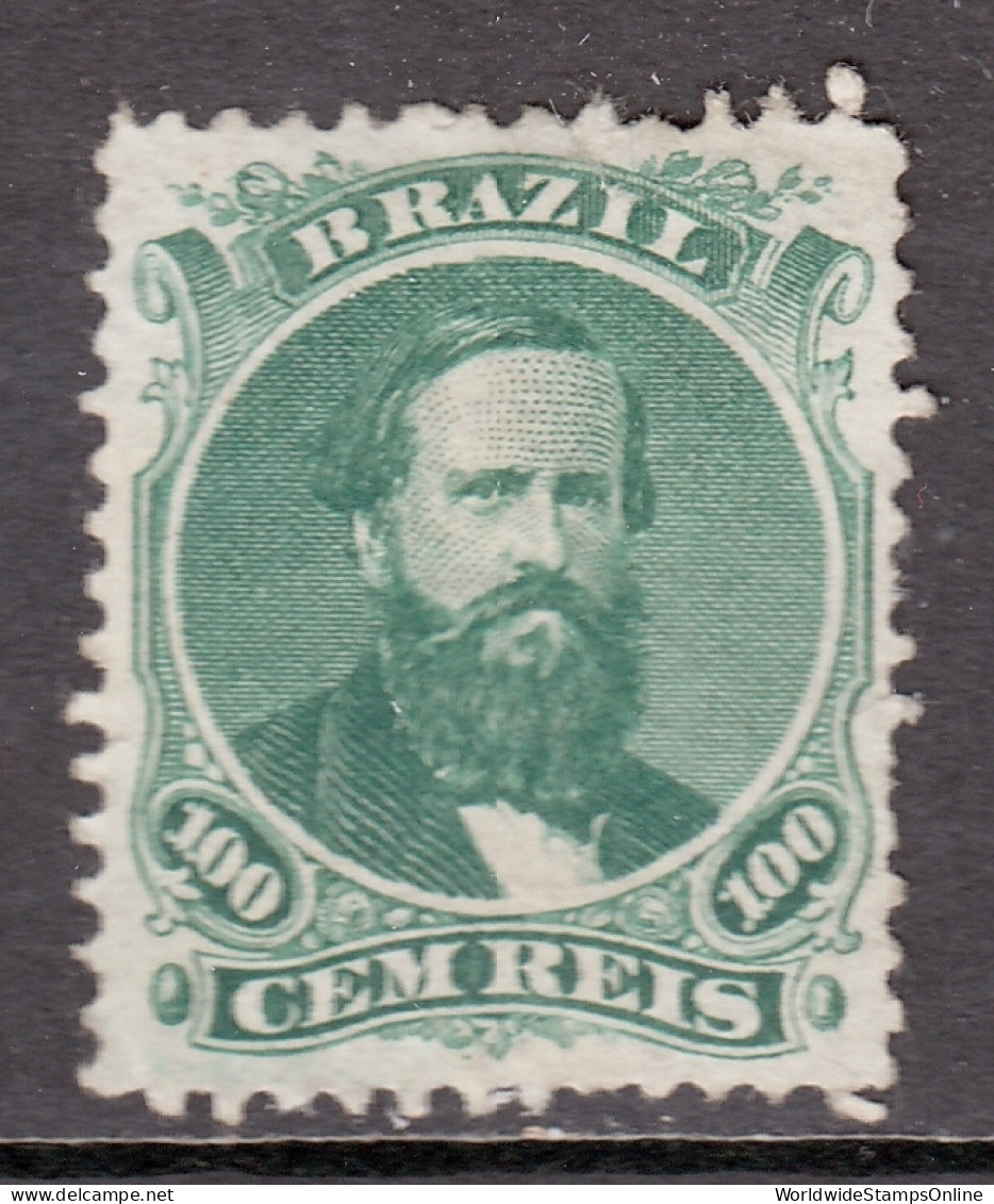 Brazil - Scott #58 - MNG - Small Tear At Top, Pulled Perf At Right - SCV $35 - Unused Stamps