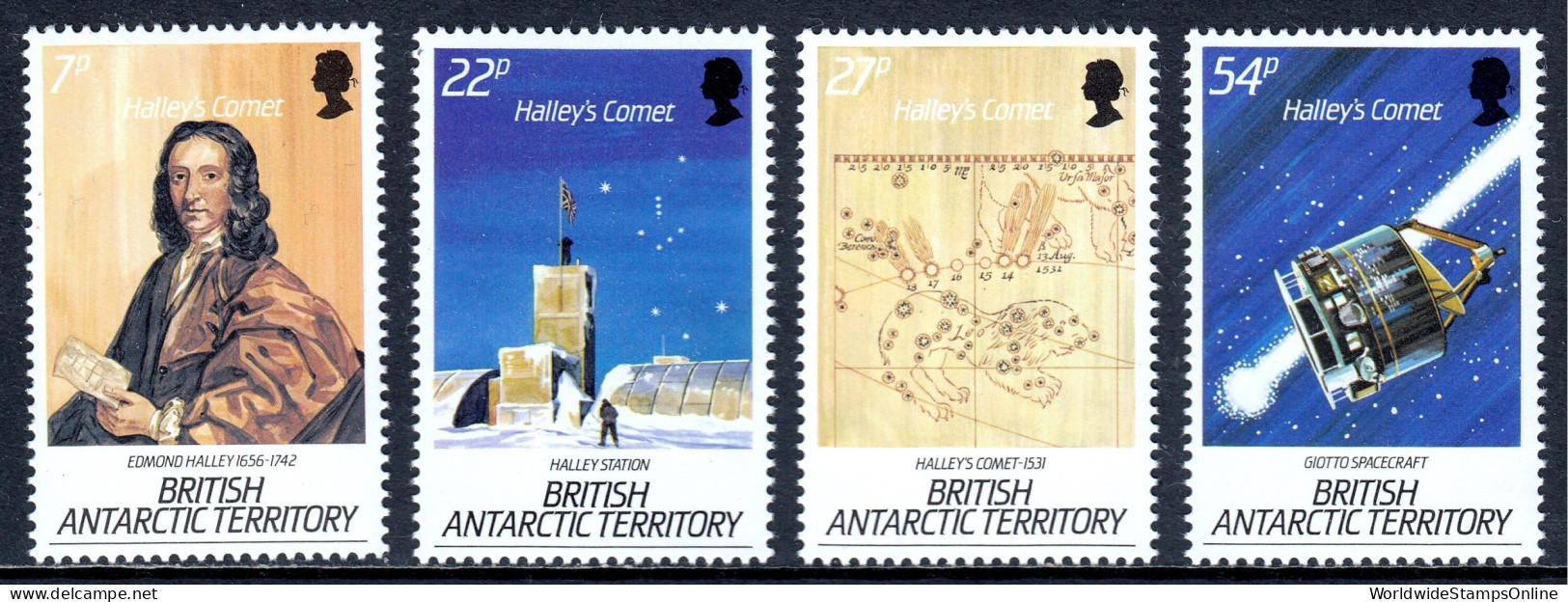 British Antarctic Territory - Scott #129-132 - MNH - SCV $9.75 - Ongebruikt