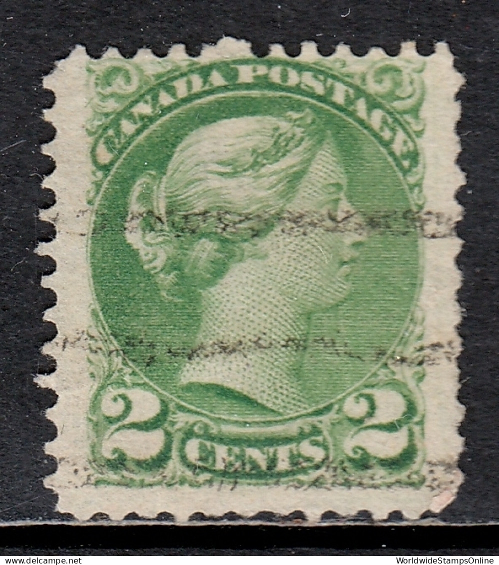 Canada - Bar Precancel #R-36 - Light Crease LL - Used - CV $20 - Prematasellado