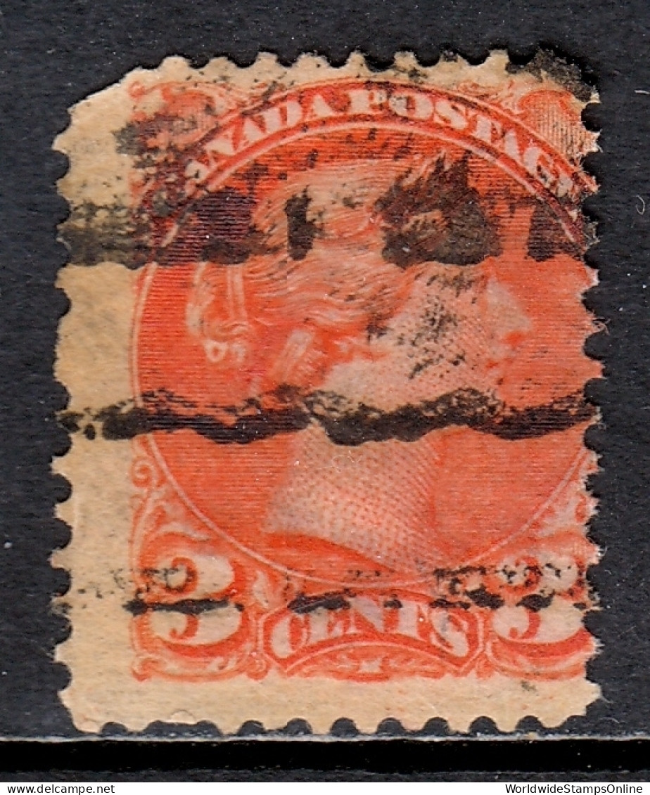 Canada - Bar Precancel #S-41 - Rounded Corner UL, Toning - Used - CV $40 - Prematasellado