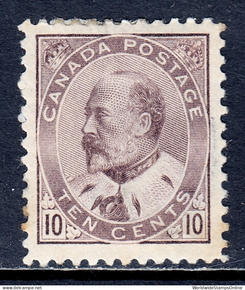 Canada - Scott #93 - MH - Gum Loss/thinning, Toning - SCV $400 - Unused Stamps