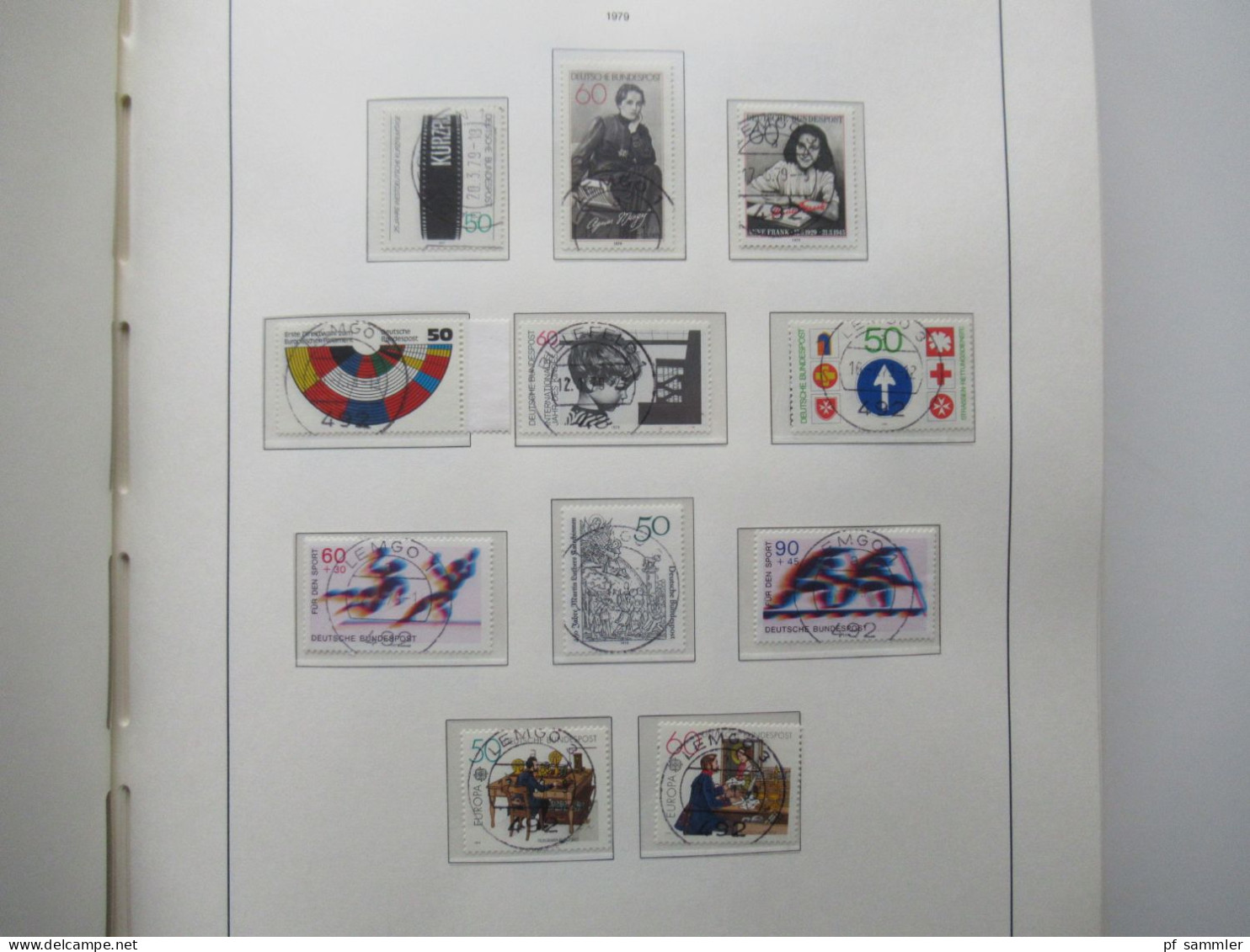 BRD 1979 -1989 Doppelt Gesammelt ** Und Tagesstempel Lemgo Teils Noch Mit Paaren Und Etliche Randstücke! Schöne Sammlung - Verzamelingen (in Albums)