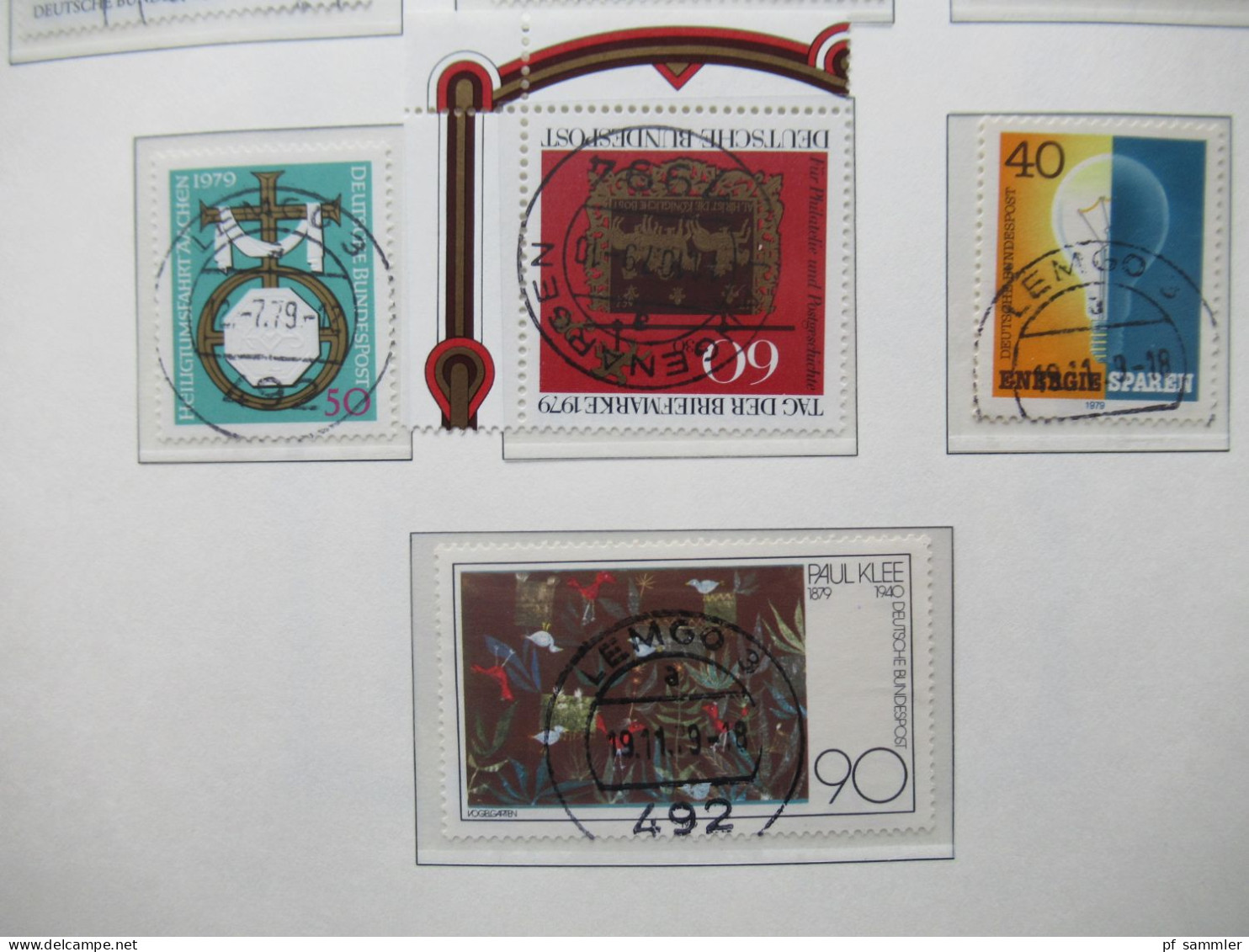 BRD 1979 -1989 doppelt gesammelt ** und Tagesstempel Lemgo teils noch mit Paaren und etliche Randstücke! Schöne Sammlung