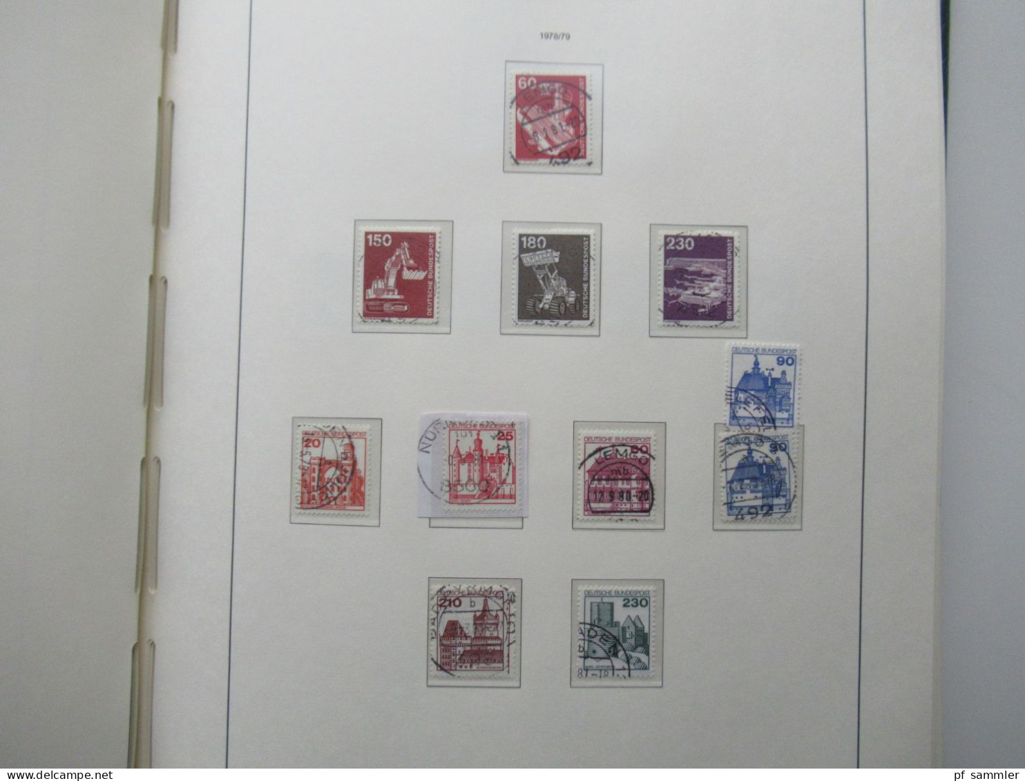 BRD 1979 -1989 doppelt gesammelt ** und Tagesstempel Lemgo teils noch mit Paaren und etliche Randstücke! Schöne Sammlung