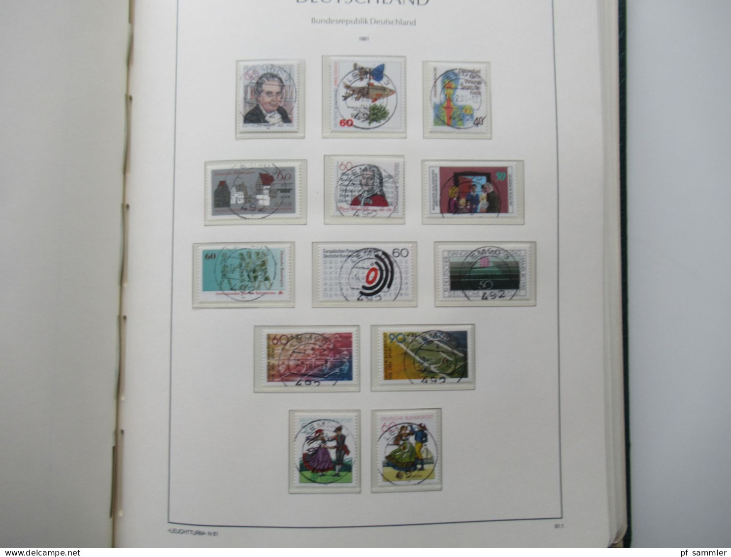 BRD 1979 -1989 doppelt gesammelt ** und Tagesstempel Lemgo teils noch mit Paaren und etliche Randstücke! Schöne Sammlung