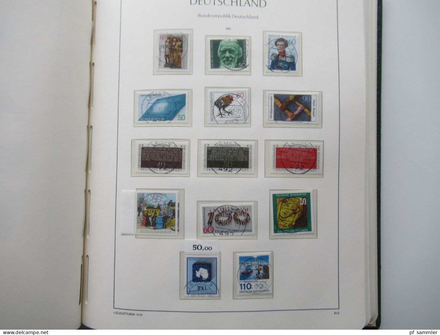 BRD 1979 -1989 doppelt gesammelt ** und Tagesstempel Lemgo teils noch mit Paaren und etliche Randstücke! Schöne Sammlung