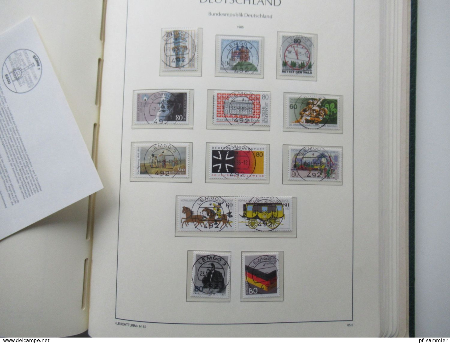 BRD 1979 -1989 doppelt gesammelt ** und Tagesstempel Lemgo teils noch mit Paaren und etliche Randstücke! Schöne Sammlung