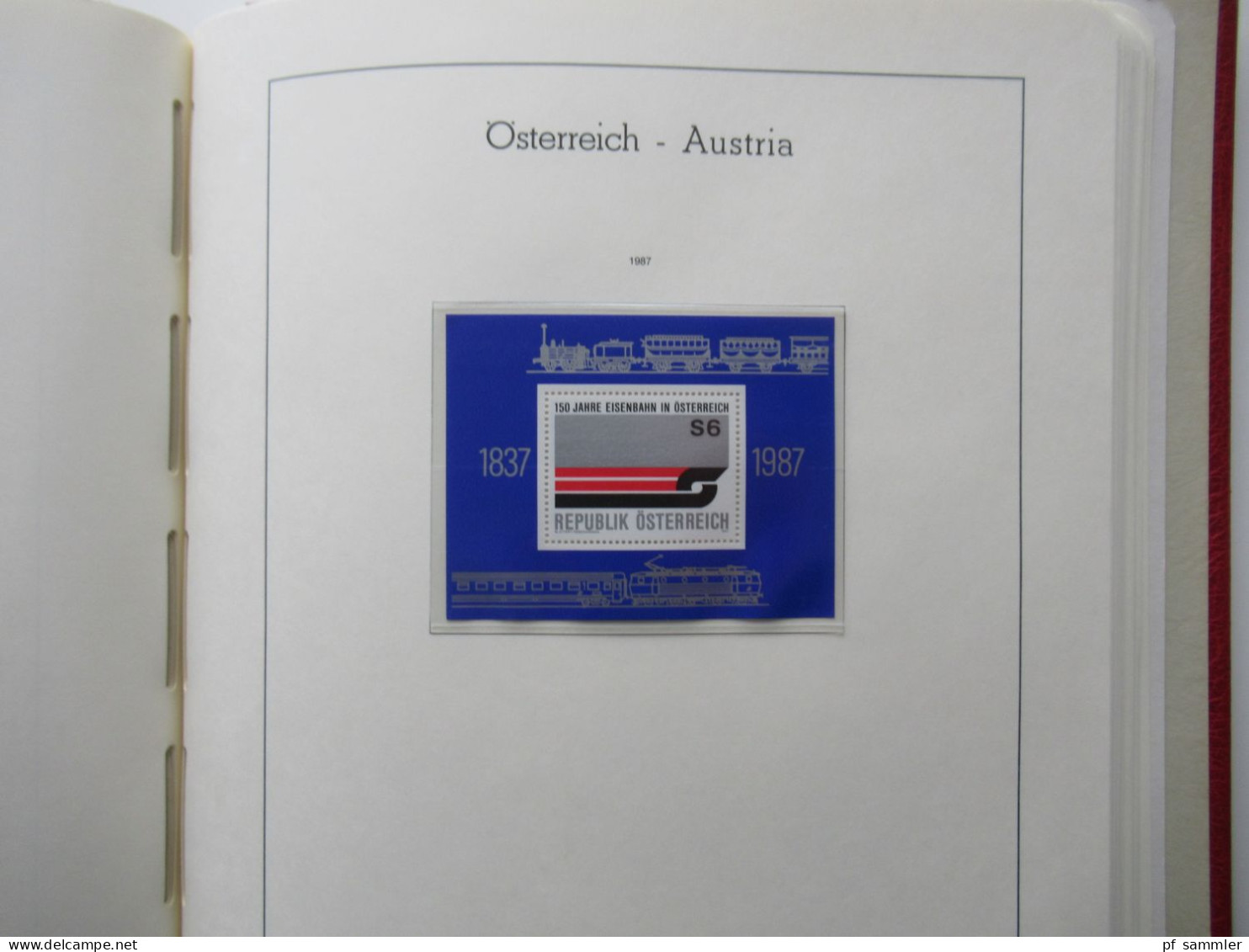 Österreich 1984- 1992 doppelt gesammelt ** und gestempelt etliche Randstücke! Schöne Sammlung im Leuchtturm VD Album