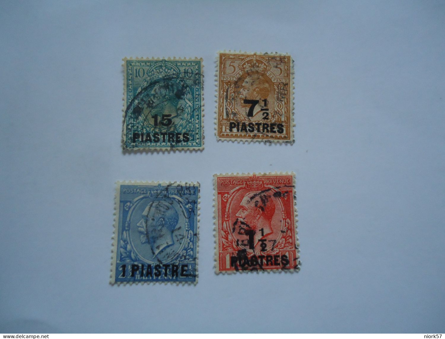 GREAT BRITAIN  USED  STAMPS   LEVANT  TURKEY   4 KINGS - Levante Britannico