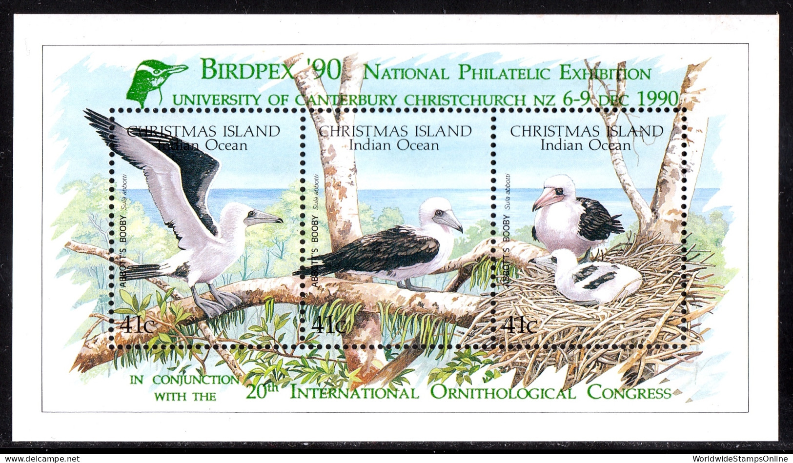 Christmas Island - Scott #274e - MNH - A Few Toning Spots - SCV $52 - Christmas Island