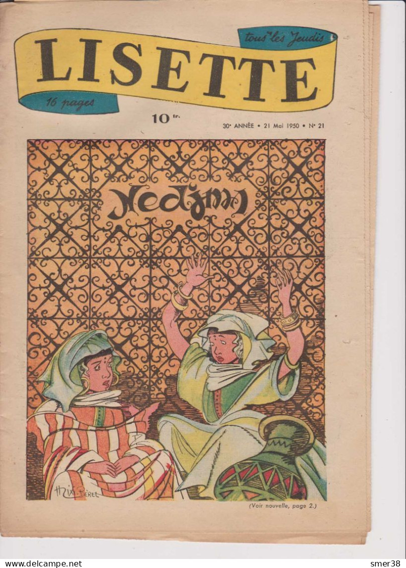Lisette - Journal Des Fillettes  - 1950  - N°21 -   21/05/1950 - Lisette