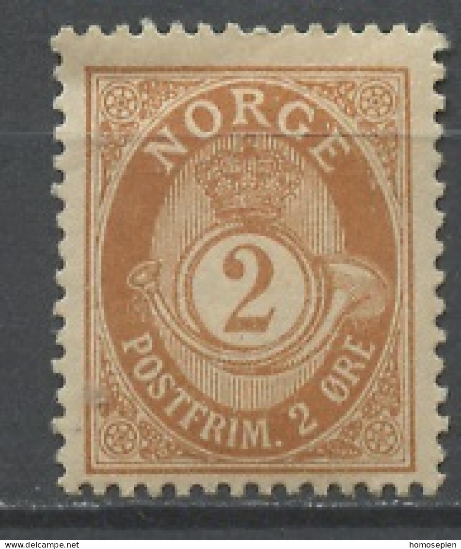 Norvège - Norway - Norwegen 1894-1907 Y&T N°47A - Michel N°53 * - 2ö Cor De Poste - Neufs