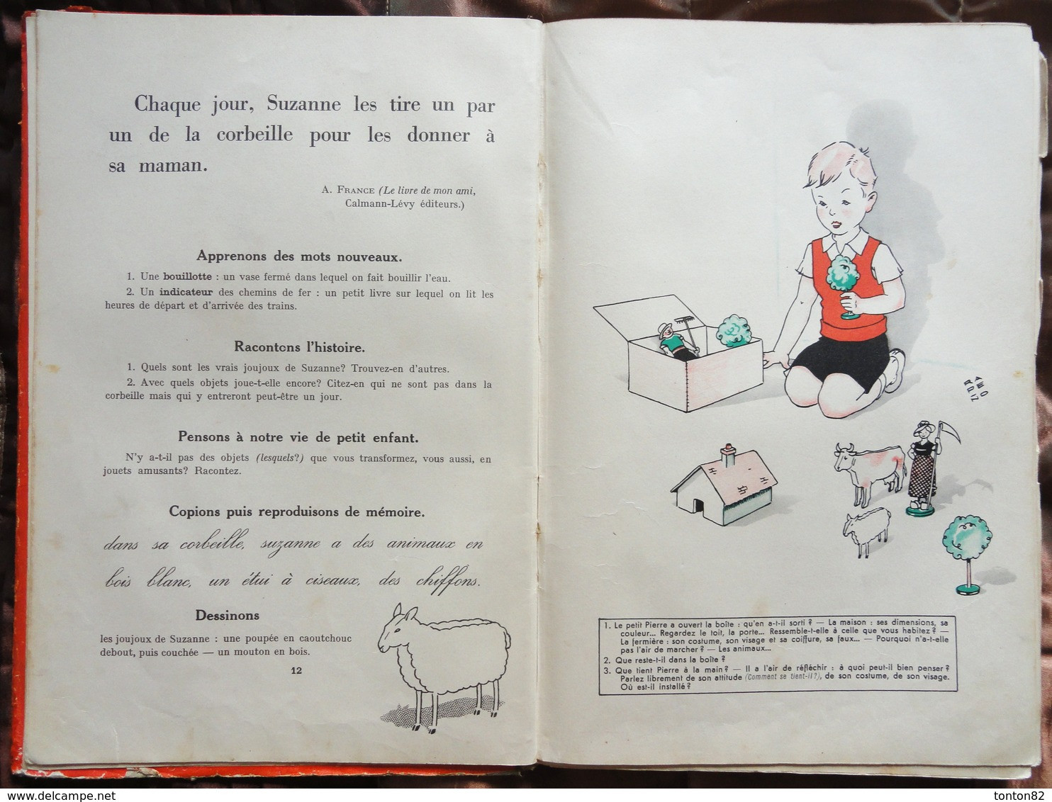 Mme Hélier - Malaurie - " Les Enfants Et Les Bêtes " - Premier Livre De Lecture Courante - Albin Michel - ( 1936 ) . - 0-6 Años