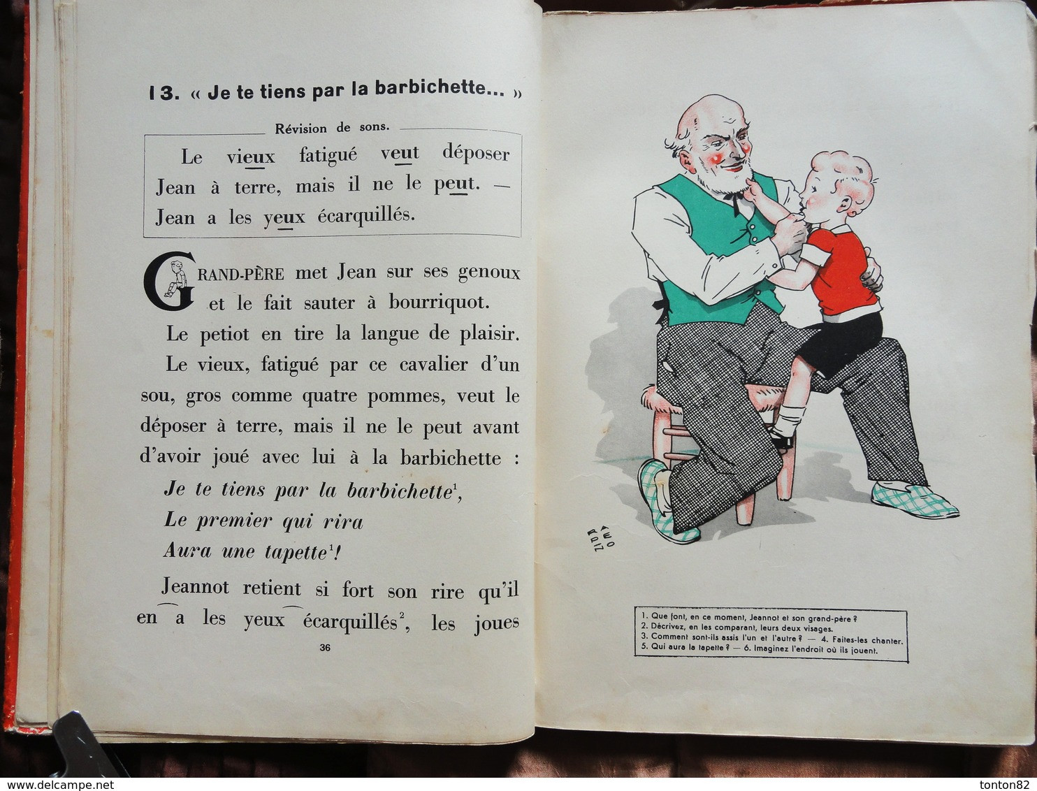 Mme Hélier - Malaurie - " Les Enfants Et Les Bêtes " - Premier Livre De Lecture Courante - Albin Michel - ( 1936 ) . - 0-6 Años