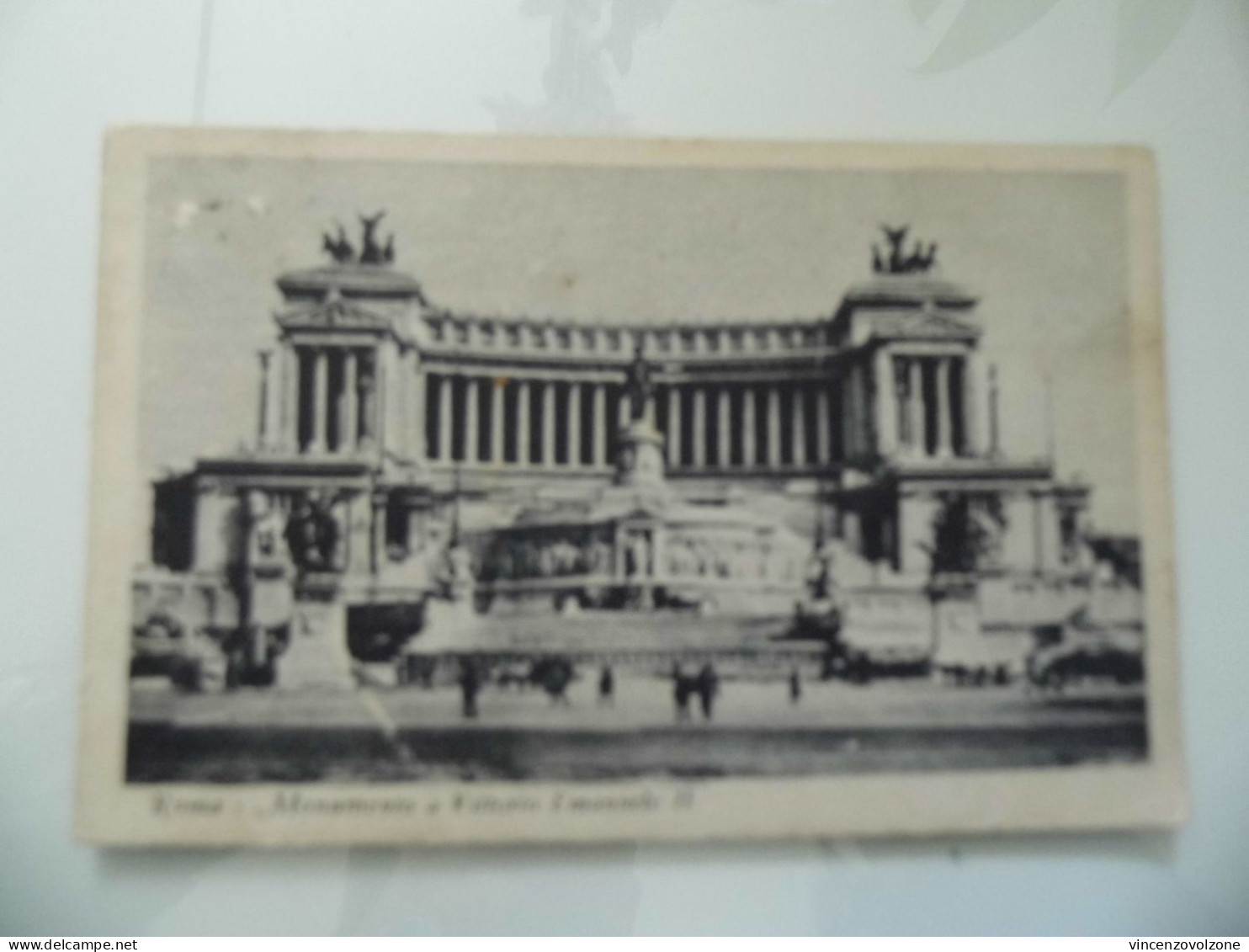 Cartolina Viaggiata "Roma - Monumento A Vittorio Emanuele II" 1931 - Altare Della Patria