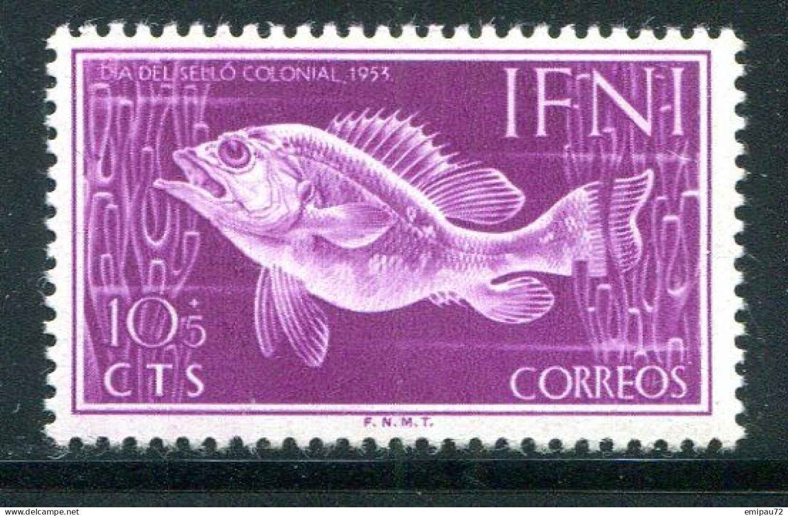 IFNI- Y&T N°74- Neuf Avec Charnière * (poissons) - Ifni