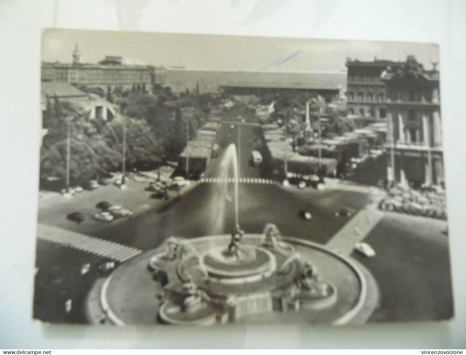 Cartolia  Viaggiata "ROMA Piazza Della Repubblica E Stazione Termini" 1963 - Stazione Termini