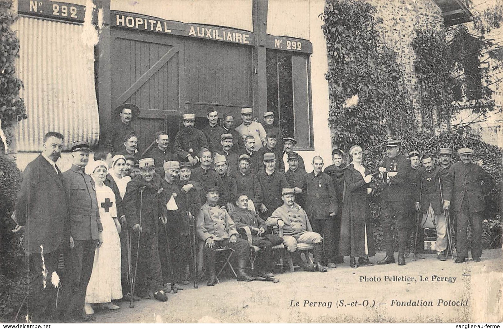 CPA 78 LE PERRAY EN YVELINES / FONDATION POTOCKI / HOPITAL AUXILIAIRE N° 292 / CROIX ROUGE - Le Perray En Yvelines