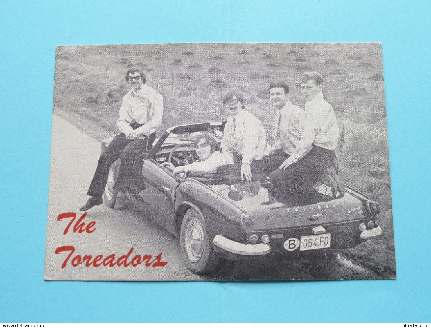 The TOREADORS ( Debeuf Felix IEPER ) Anno 19?? ( Zie / Voir Scans ) Publikaart ! - Cantanti E Musicisti