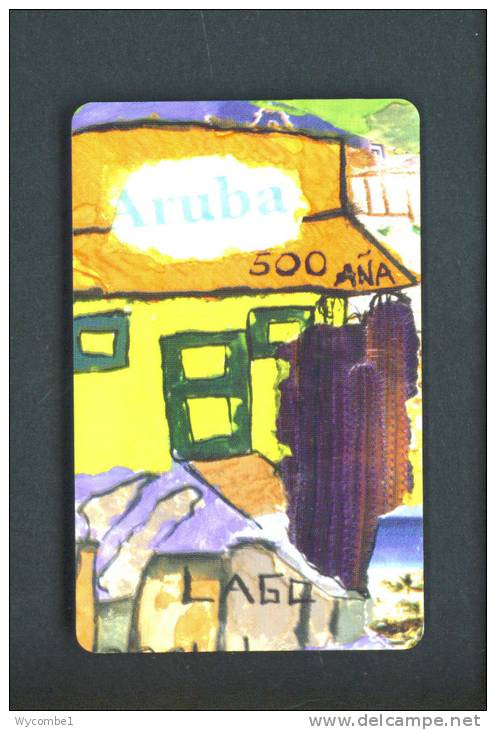 ARUBA  -  Chip Phonecard As Scan - Aruba