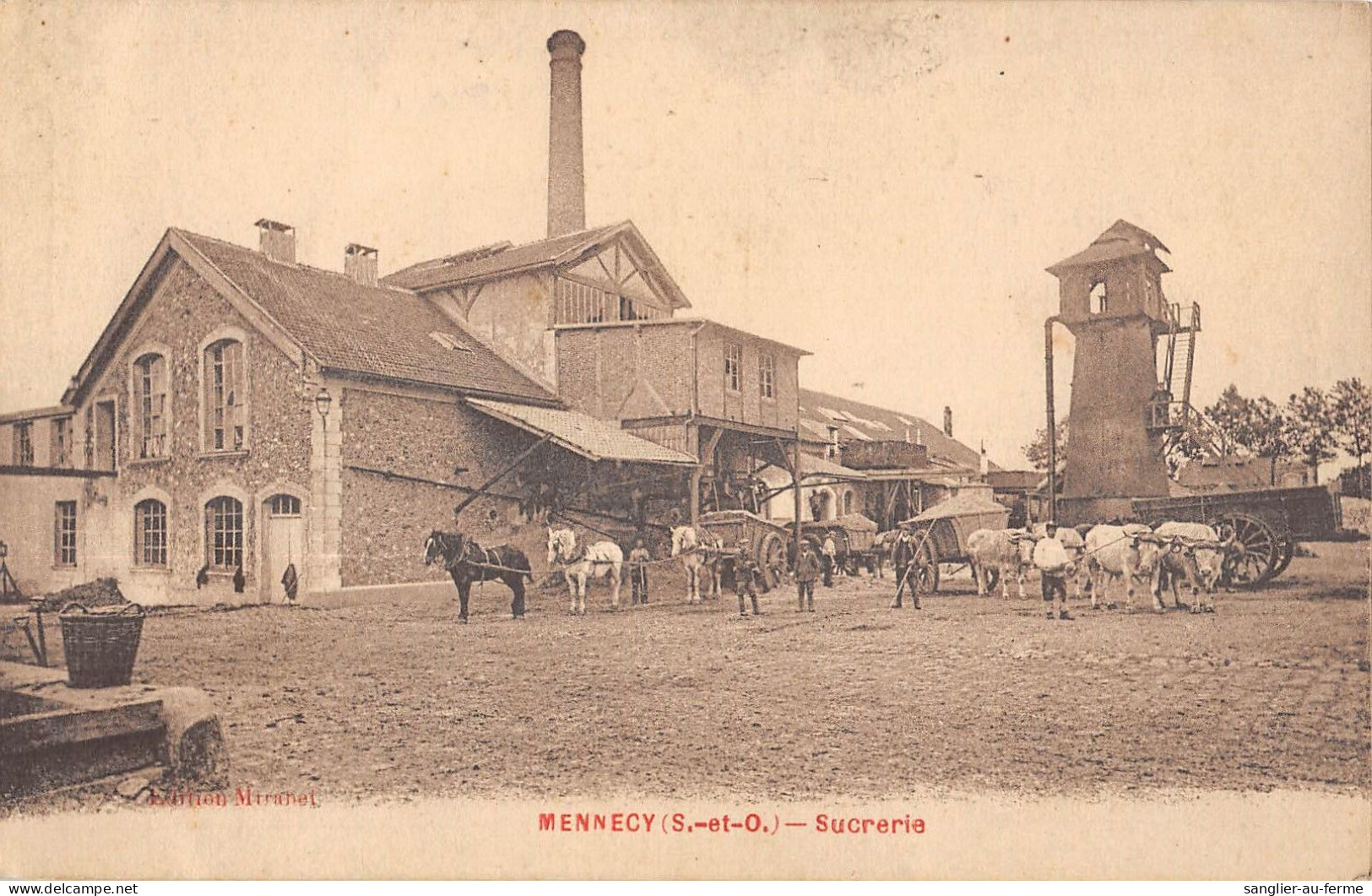 CPA 91 MENNECY / SUCRERIE / INDUSTRIE - Mennecy