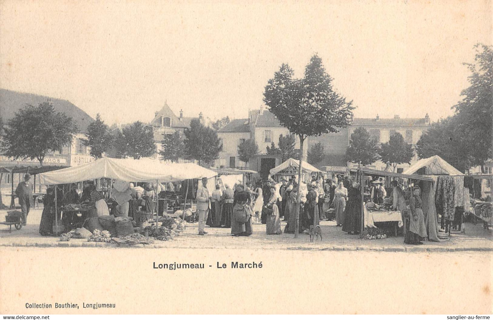 CPA 91 LONGJUMEAU / LE MARCHE - Longjumeau
