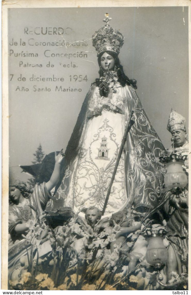 Murcia - Yecla - Madona - Recuerco De La Coronation De La Purisma Conception - 7 Diciembre 1954 - Murcia