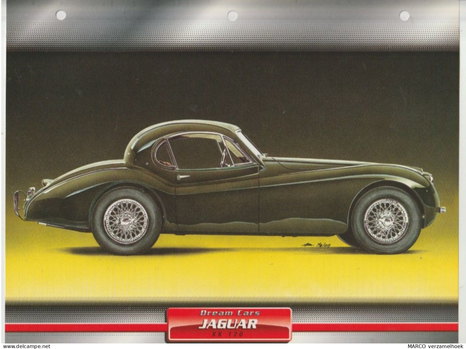 Dream Cars Atlas Collection 1998 Jaguar XK 120 - Voitures