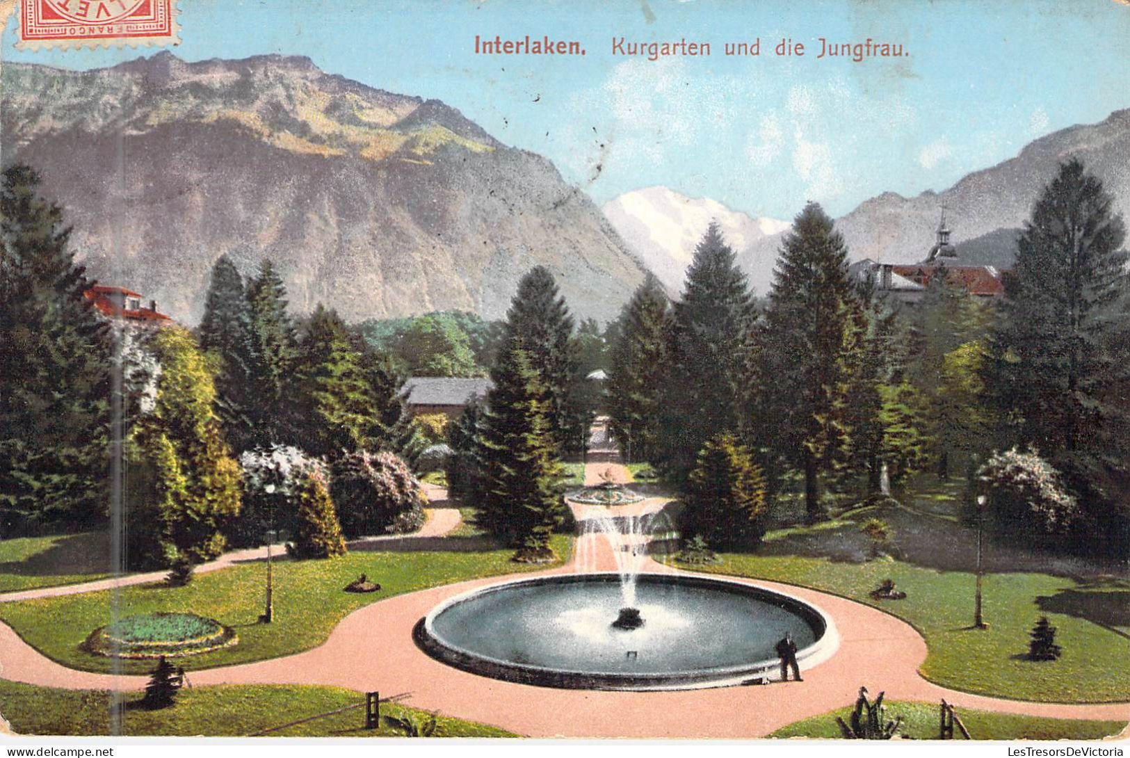 SUISSE - INTERLAKEN - Kurgarten Und Die Jungfrau - Carte Postale Ancienne - Interlaken