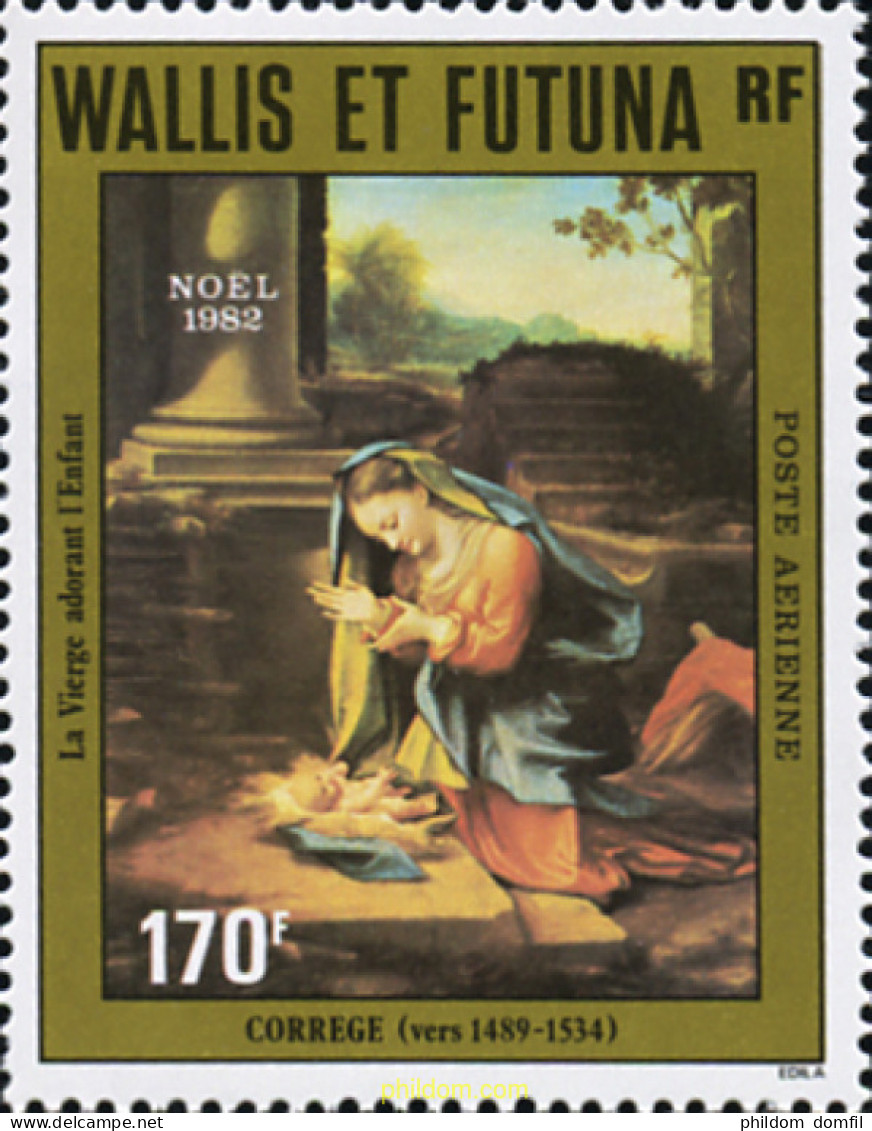 310052 MNH WALLIS Y FUTUNA 1982 NAVIDAD - PINTURAS - Used Stamps