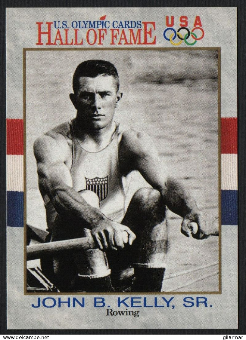 UNITED STATES - U.S. OLYMPIC CARDS HALL OF FAME - ROWING - JOHN B. KELLY - # 47 - Trading Cards