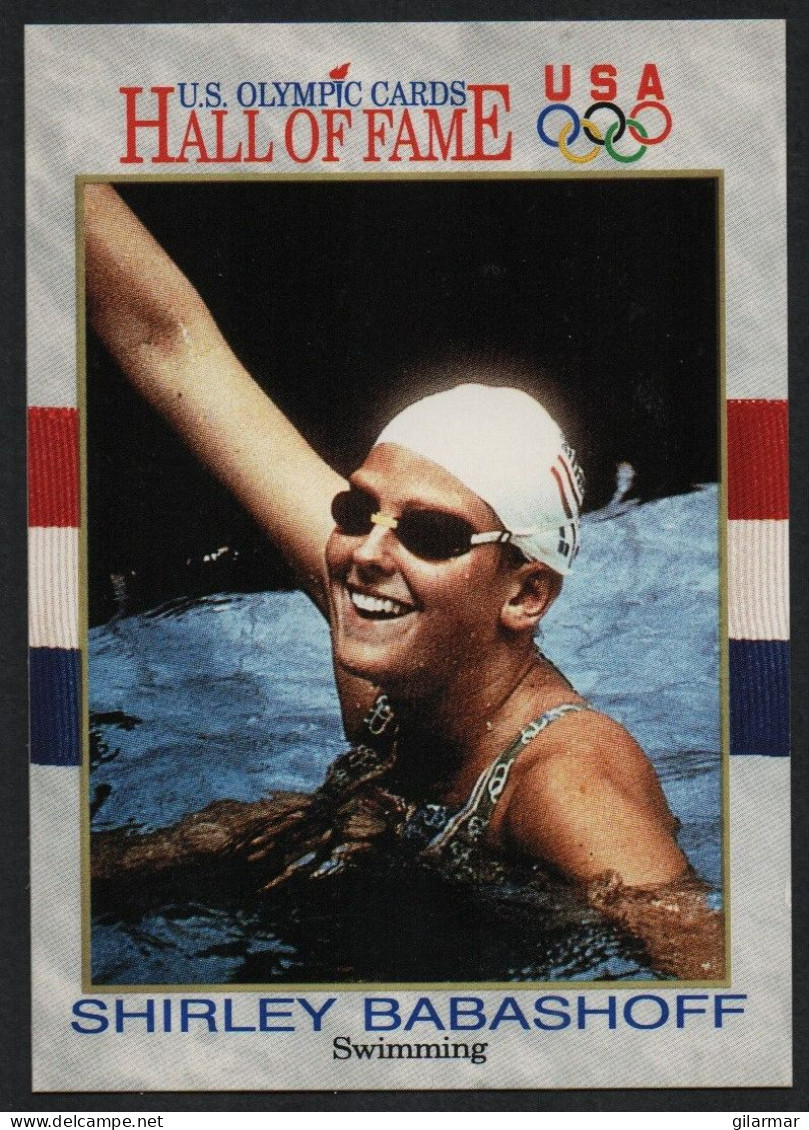 UNITED STATES - U.S. OLYMPIC CARDS HALL OF FAME - SWIMMING - SHIRLEY BABASHOFF - # 51 - Tarjetas