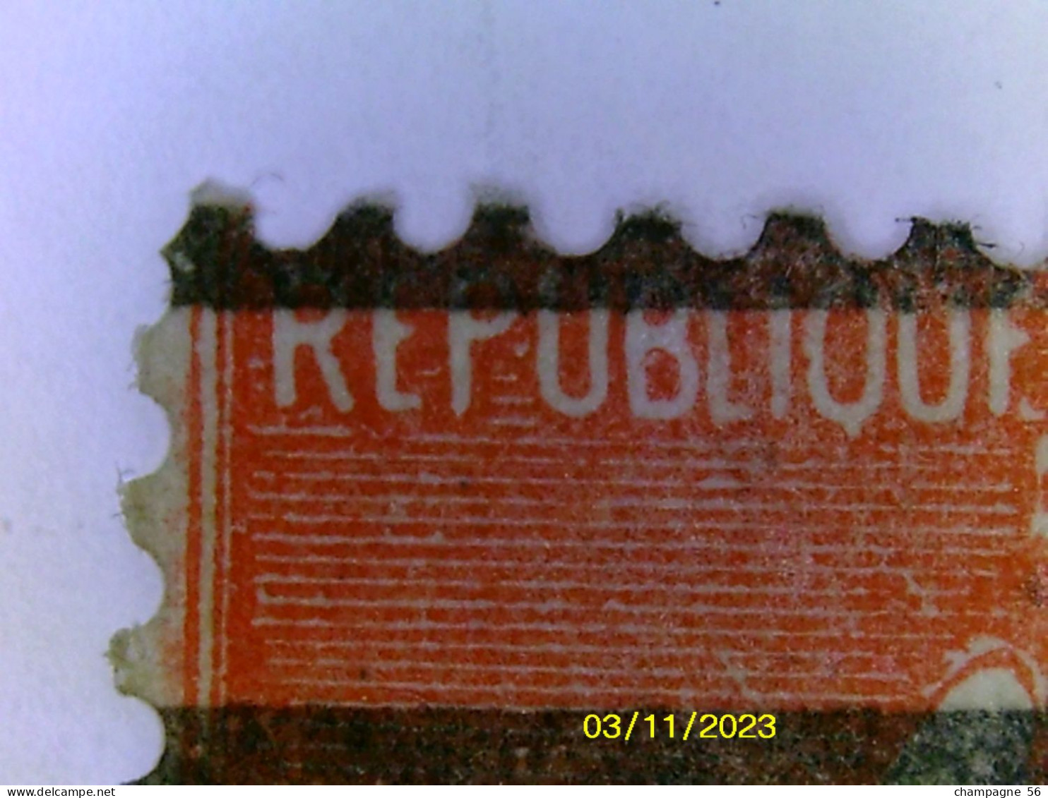 VARIETES FRANCE 1924 N° 199  SEMEUSE LIGNEE TYPE IIIB  OBLITERE - Used Stamps