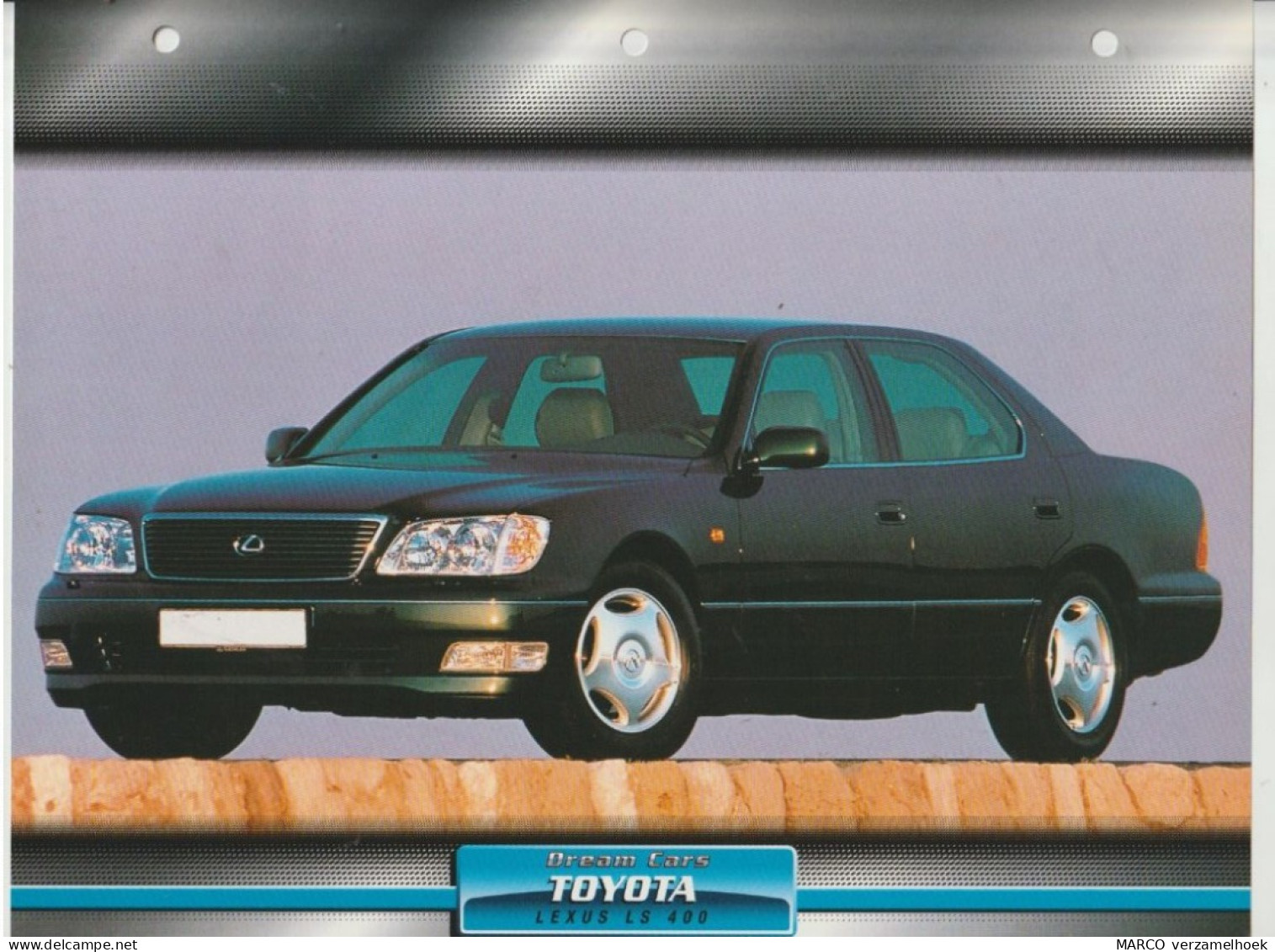 Dream Cars Atlas Collection 1998 Toyota Lexus LS 400 - Voitures