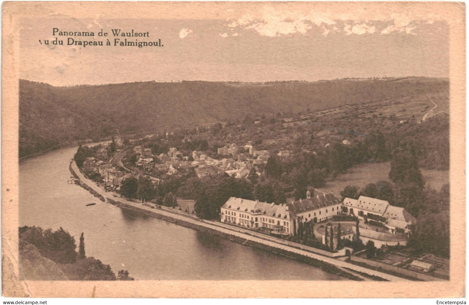 CPA Carte Postale  Belgique Waulsort Panorama Vu Du Drapeau à Falmignoul 1937   VM64653 - Hastière