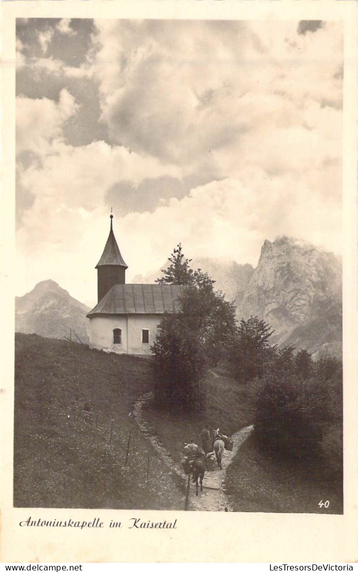 SUISSE - Antoniuskapelle Im Kaisertal - Carte Postale Ancienne - St. Anton