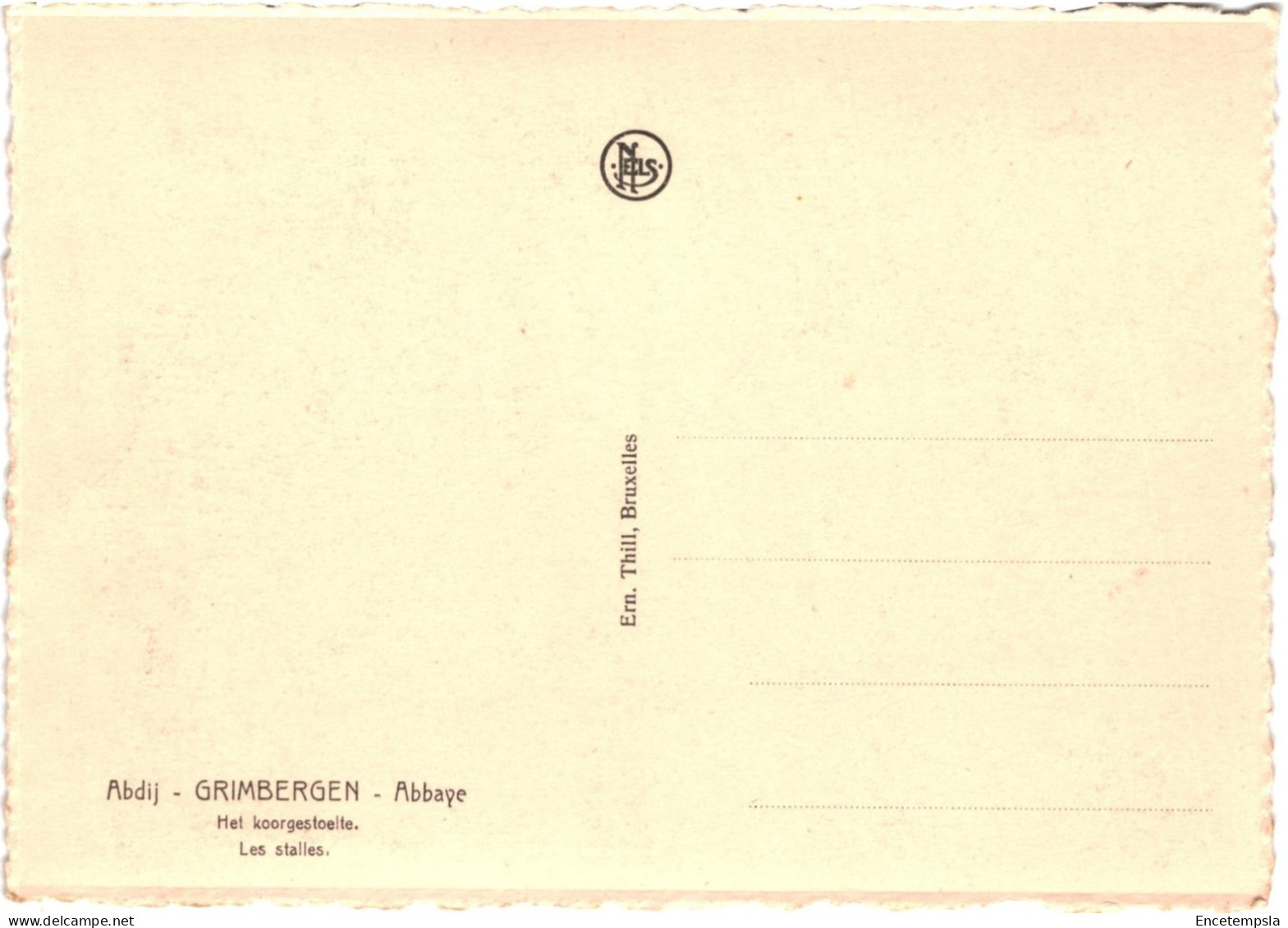 CPSM  Carte Postale  Belgique Grimbergen Abbaye Les Stalles  VM64655 - Grimbergen