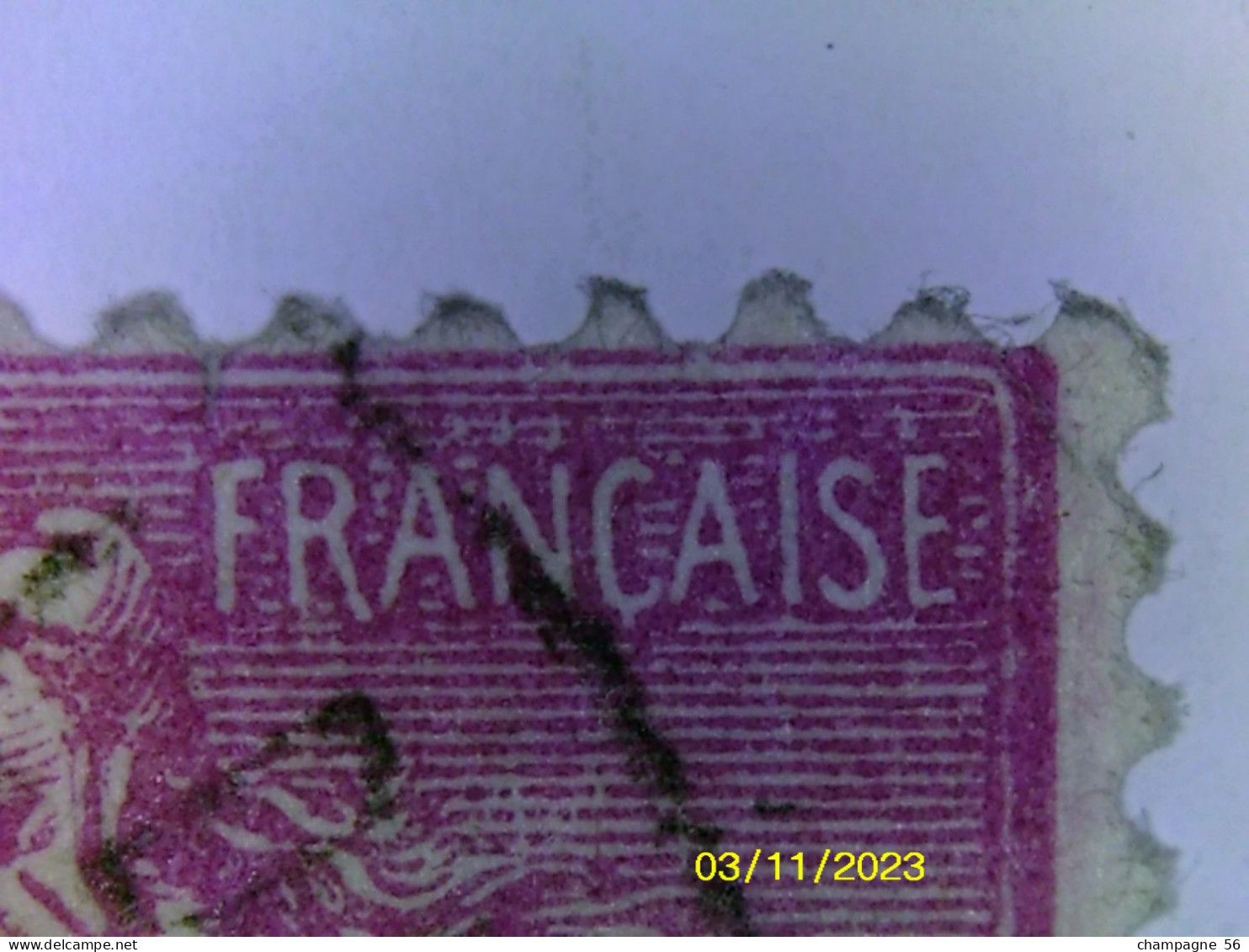 VARIETES FRANCE 1924 N° 202  SEMEUSE LIGNEE OBLITEREE - Gebraucht