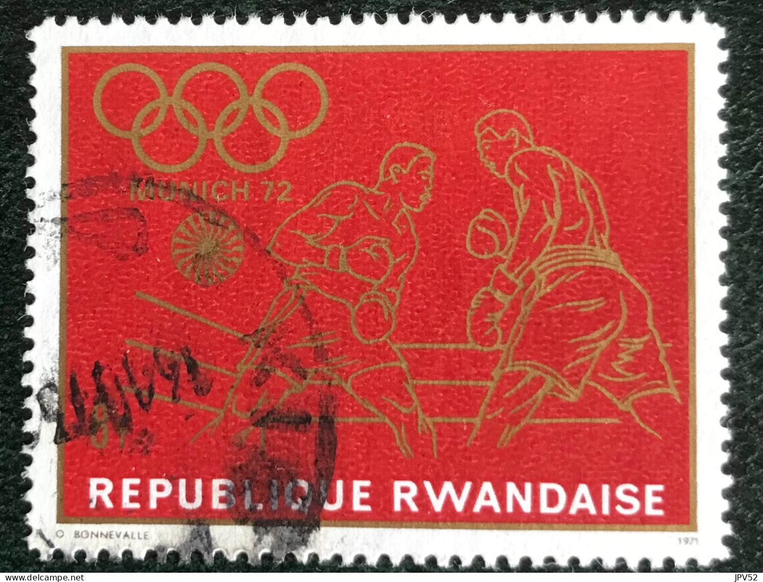 Rwanda - République Rwandaise - 15/50 - (°)used - 1971 - Michel 456 - Olympische Spelen - Oblitérés