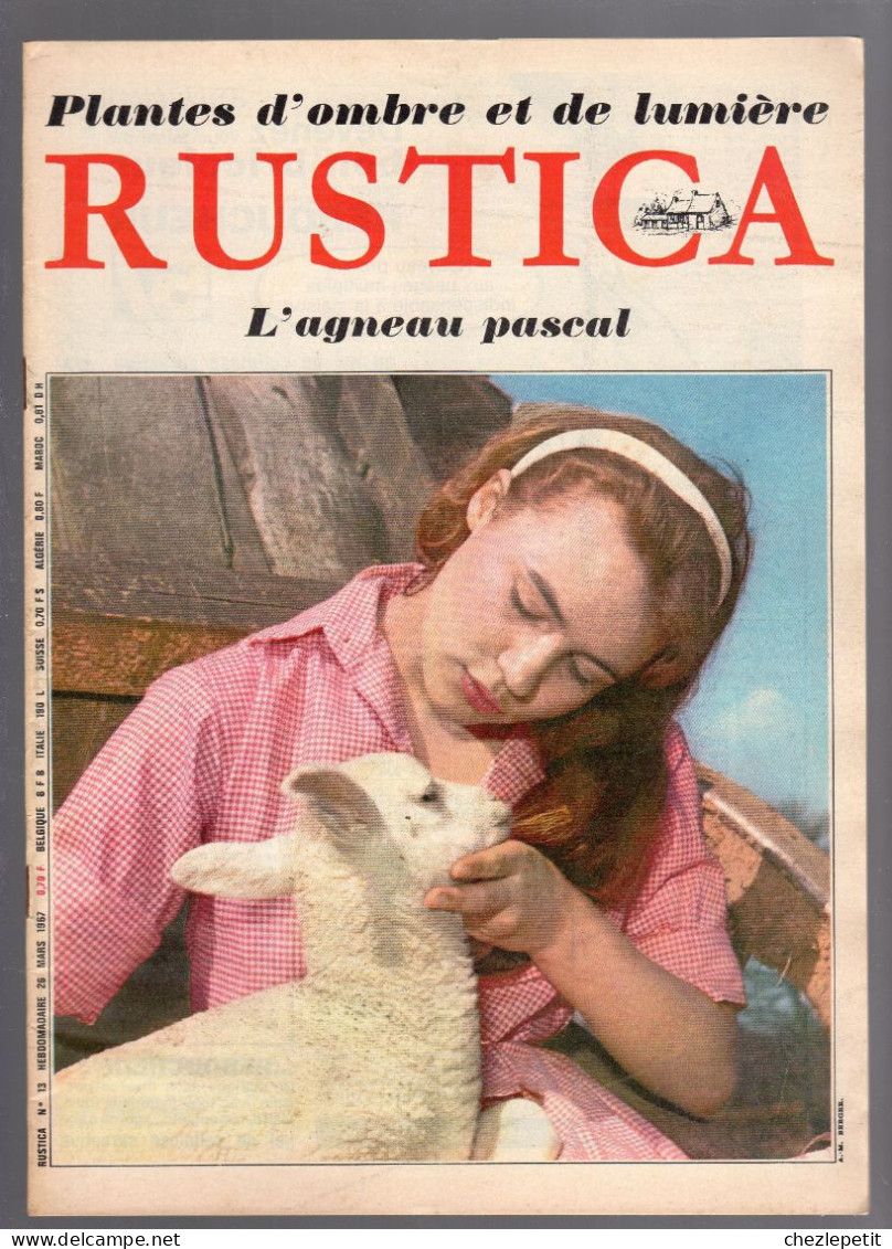 RUSTICA N°13 1967 L'agneau Pascal Dindons Nains Tomates Pêche Truite Gelées - Jardinage