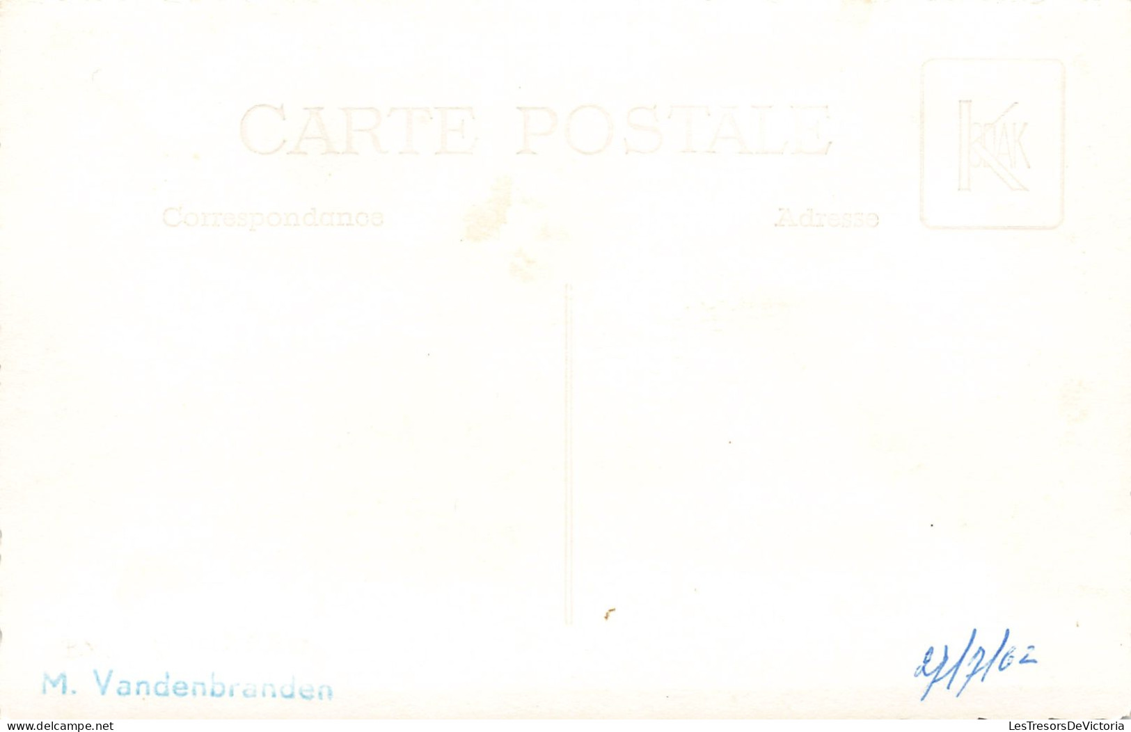 Carte Photo - Téléphérique Du Beout Gouffre De Lourdes - 27/7/62 - M. Vandenbranden - Carte Postale Ancienne - Fotografia