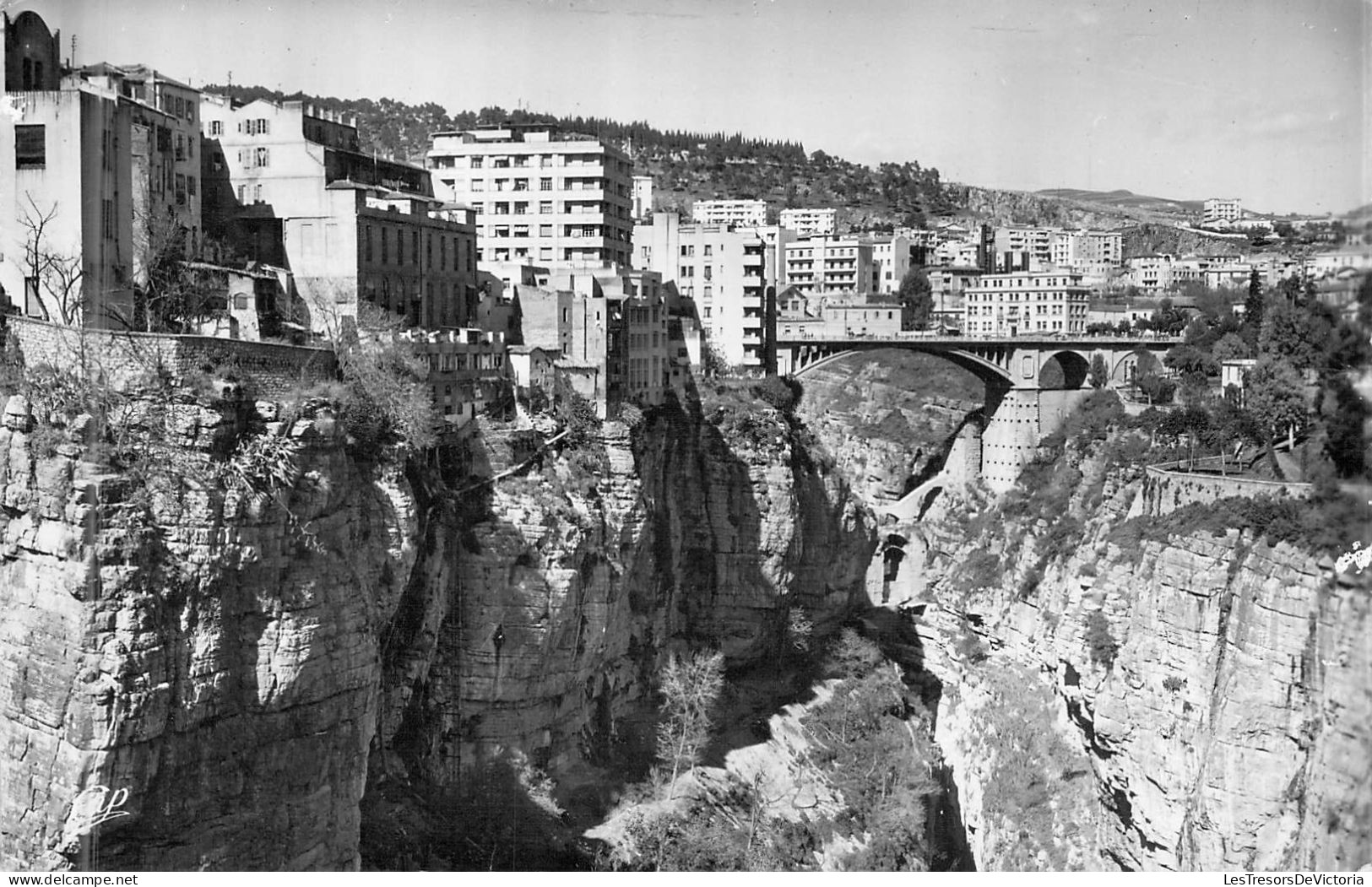 CONSTANTINE - Les Gorges Du Rhumel Vers EL Kantara  - Carte Postale Ancienne - Konstantinopel