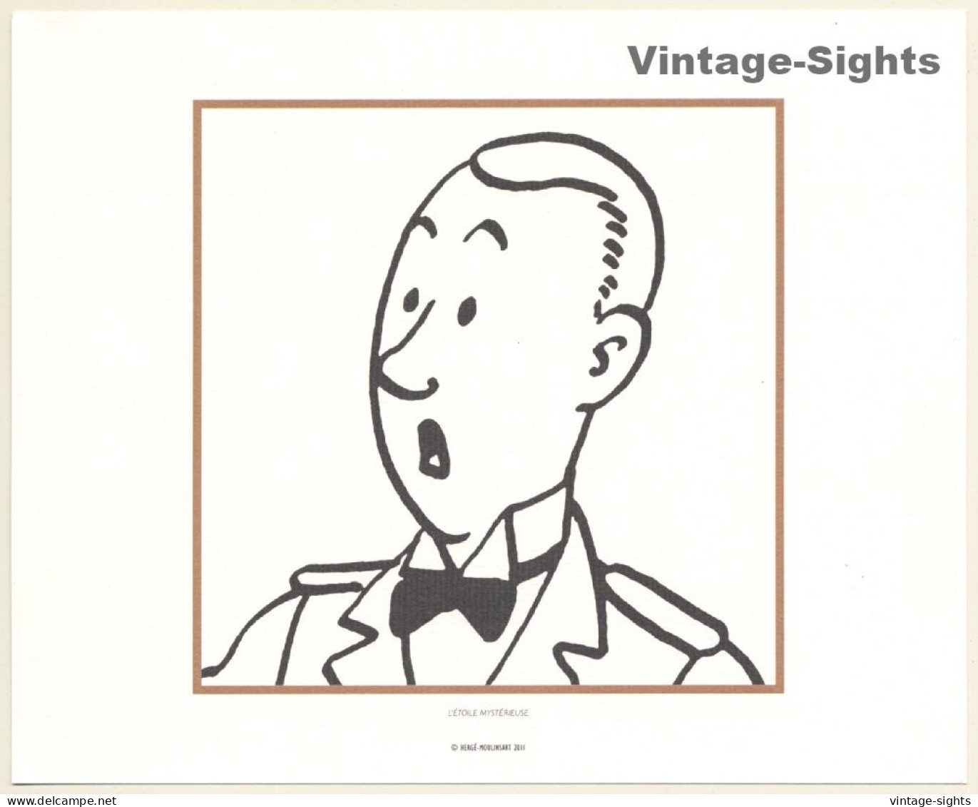 Tintin: L'Étoile Mytérieuse *1 (Lithography Hergé Moulinsart 2011) - Serigraphies & Lithographies