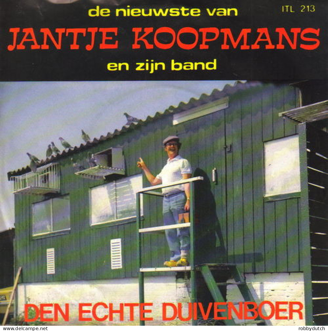 * 7" *  JANTJE KOOPMANS - RODE ROZEN / DEN ECHTE DUIVENBOER (Holland 1984 EX) - Andere - Nederlandstalig