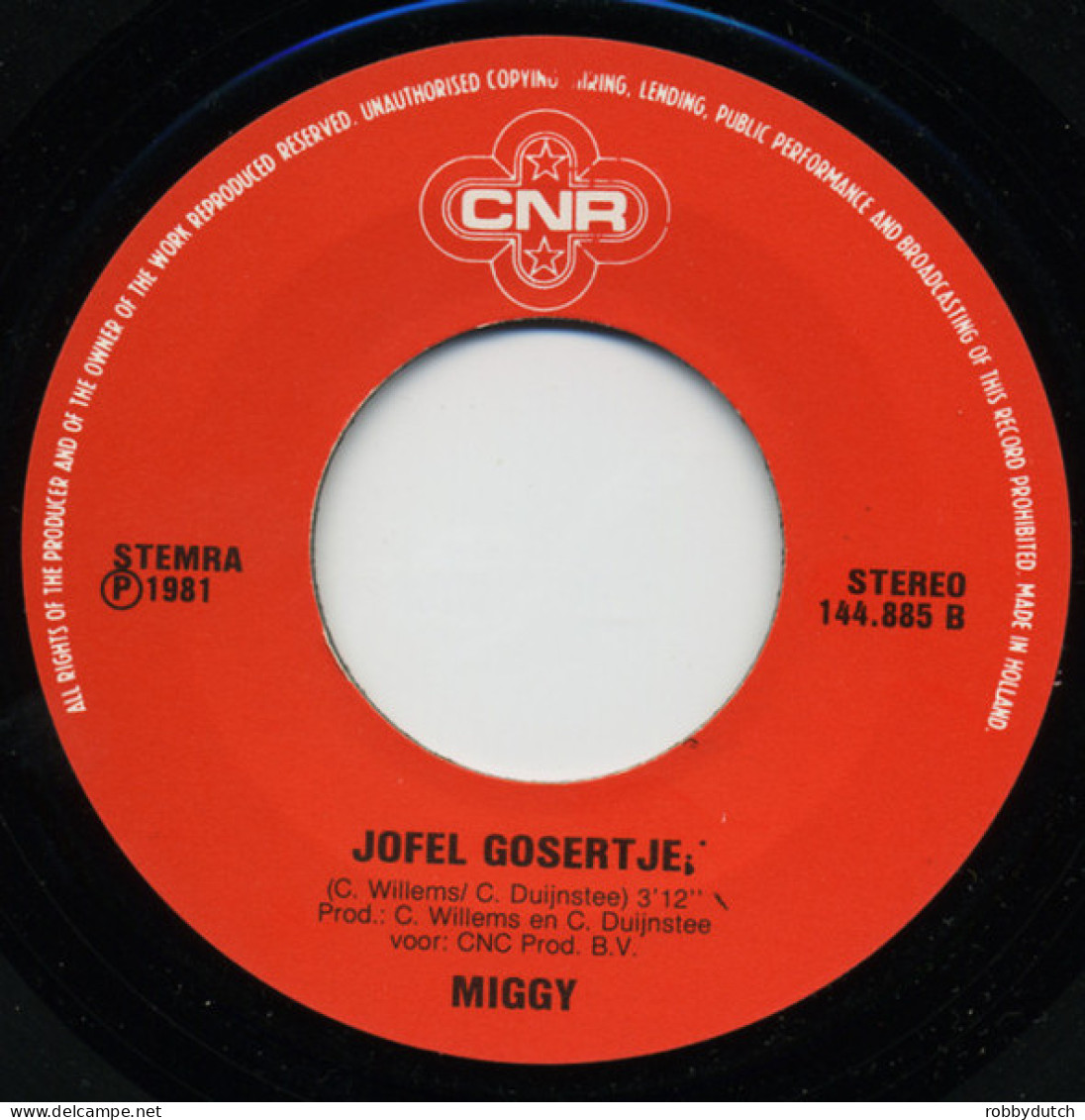 * 7" *  MIGGY - ANNIE (Holland 1981 EX-) - Autres - Musique Néerlandaise