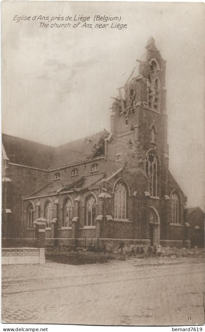 Belgique  -  Eglise   D'ans  Pres De Liege - Ans