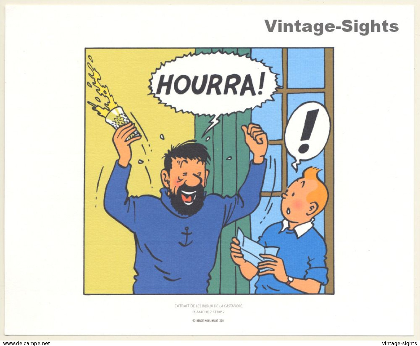 Tintin: Extrait De Les Bijoux De La Castafiore *2 (Lithography Hergé Moulinsart 2011) - Serigraphien & Lithographien