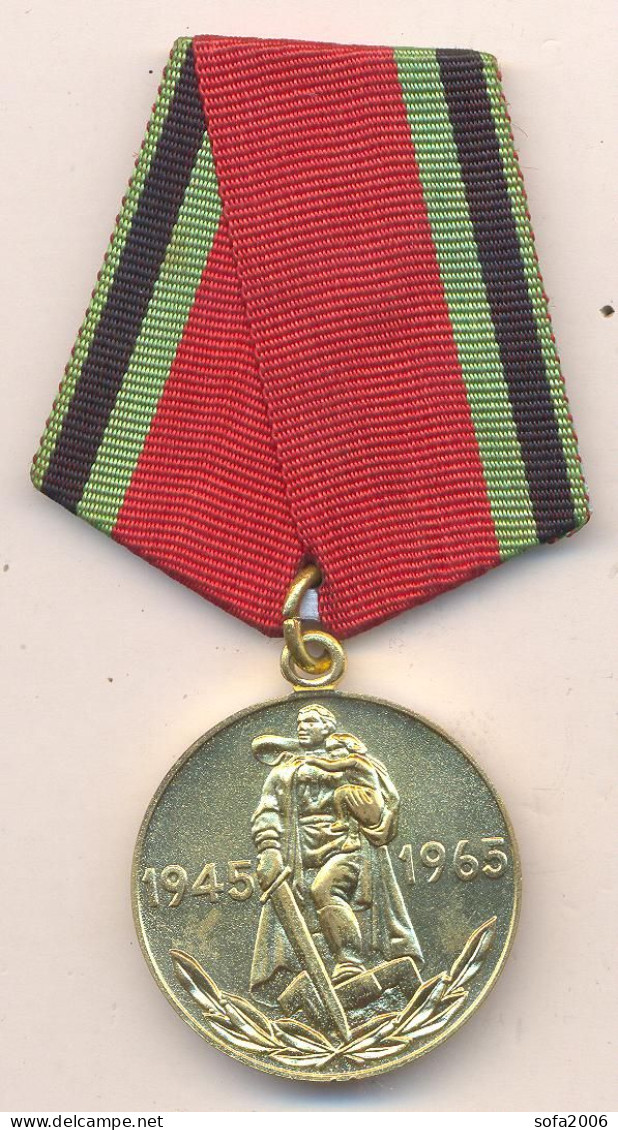 RUSSIA USSR   MEDAL 20 Years Of Victory In The Great Patriotic War 1941-1945 - Russia.WW II. - Russland