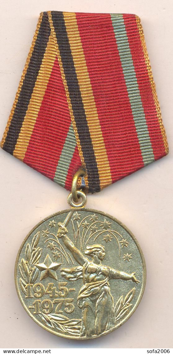 RUSSIA USSR   MEDAL 30 Years Of Victory In The Great Patriotic War 1941-1945 - Russia.WW II. - Russie