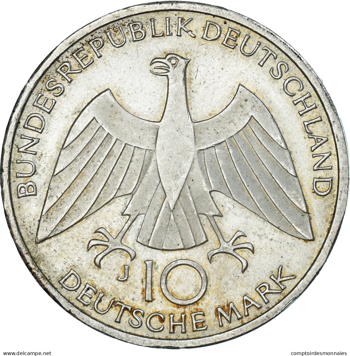 Monnaie, République Fédérale Allemande, 10 Mark, 1972, Hamburg, TTB, Argent - Gedenkmünzen
